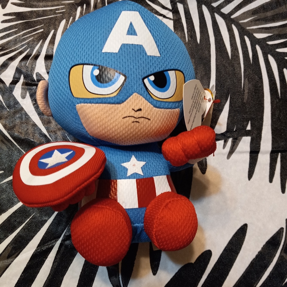 Captain America Ty Beanie baby